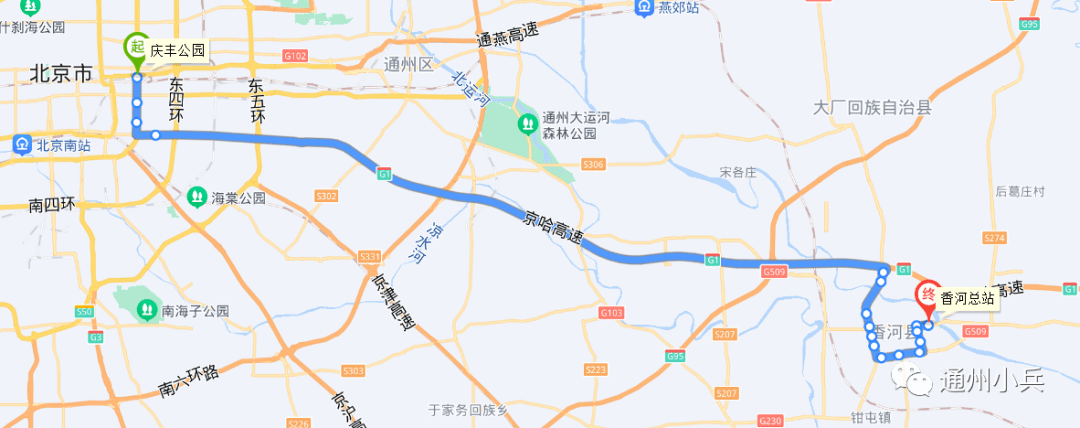 燕郊公交车线路图图片