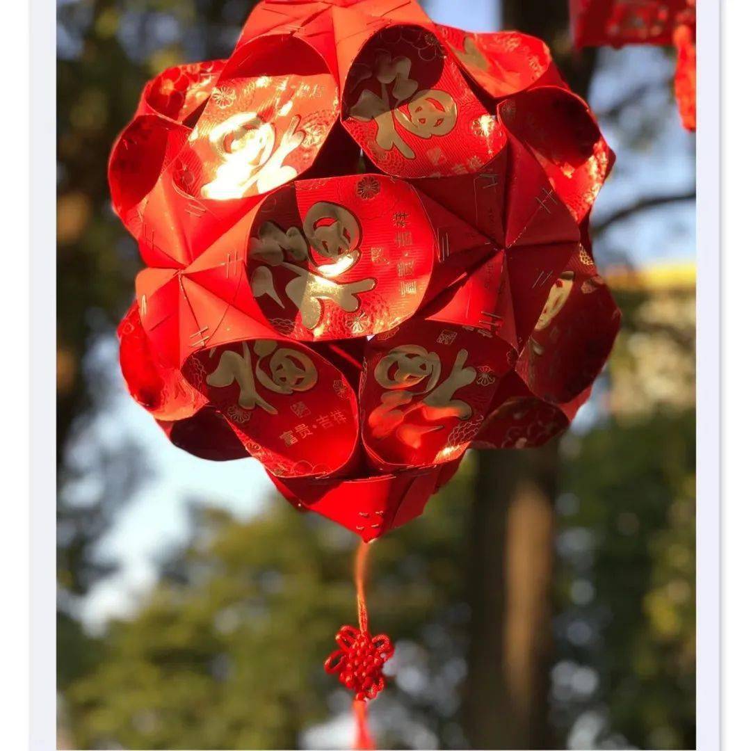 特色教育张灯结彩点亮校园龙海一中人民路校区手工花灯展