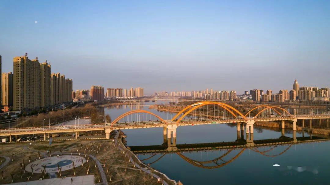 桥!鸟瞰怀城 长虹卧波_怀远县_淮河_三桥