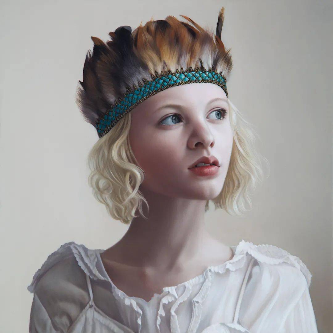 英国现实主义女画家玛丽安塞尔的写实女性油画作品欣赏