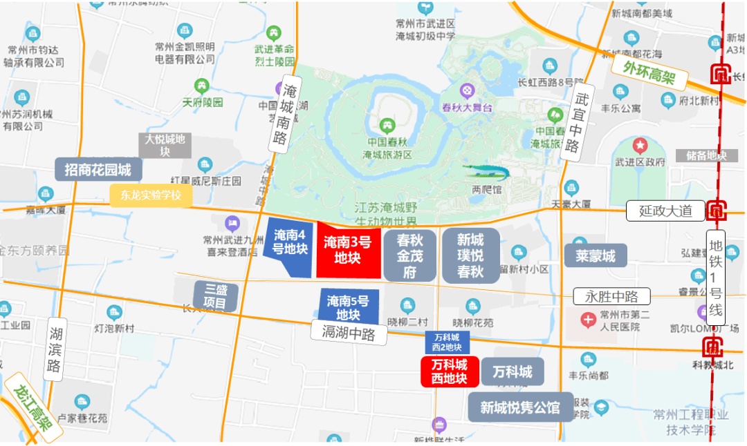常州淹城板块规划图图片