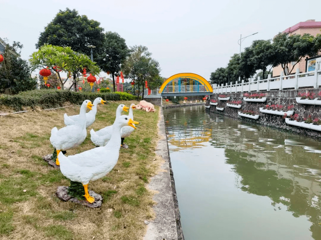 重金整治打造的禪城首條鄉村水道旅遊線路,位於南莊鎮紫南村北片區,長