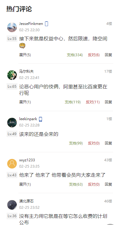 阿里云盘推出VIP会员，网友：该来的还是会来