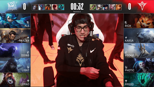 Photic|LOL-LPL：Photic金克丝远古龙魂豪取五杀，V5 2-0送给LNG三连败