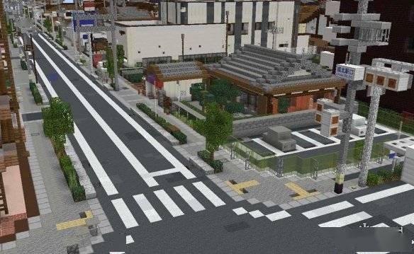 都市|《我的世界》都市风格MOD 日本大阪郊外风貌超还原