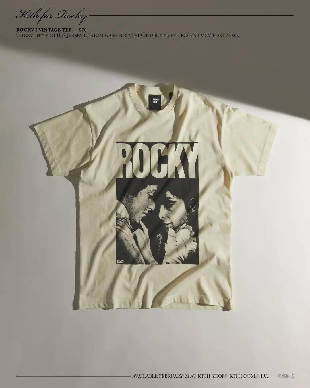 系列史泰龙翻身之作，KITH 联名拳击电影《Rocky》