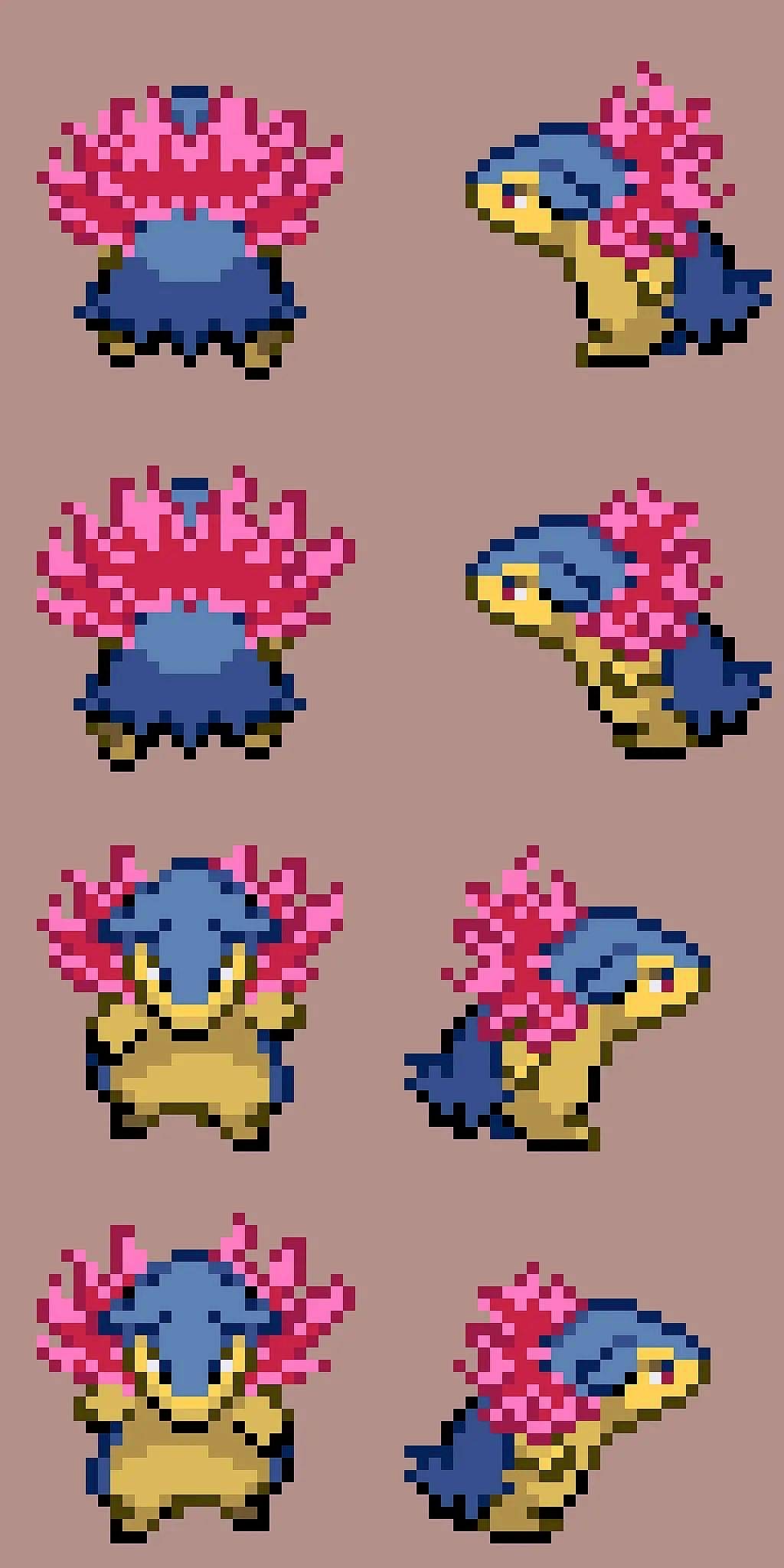 脑洞两位国外画师绘制像素风洗翠宝可梦有内味了