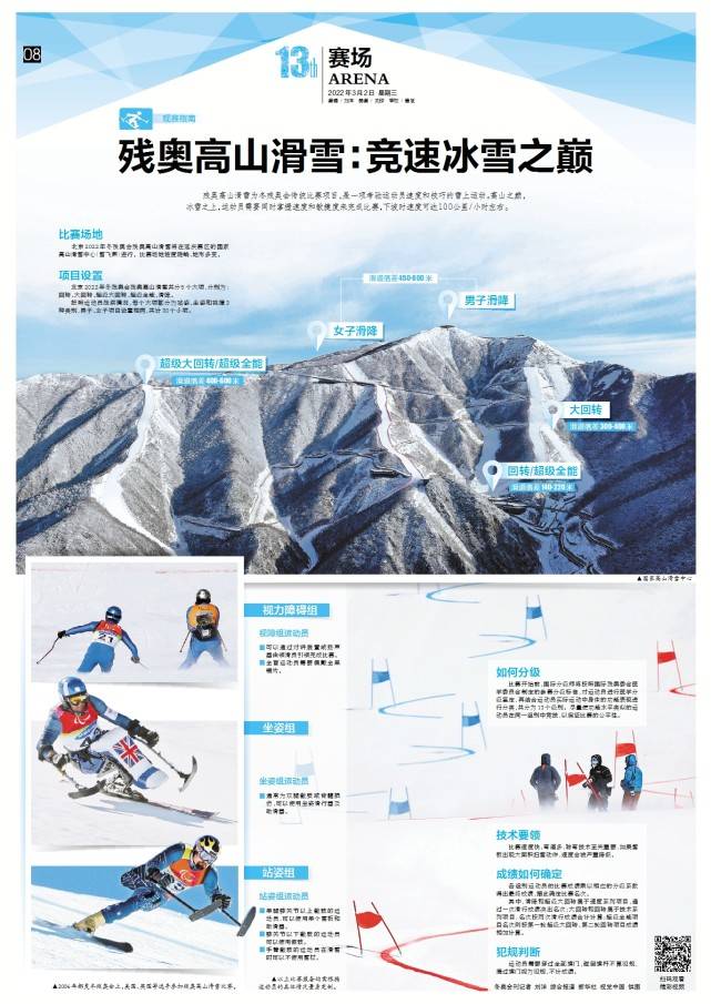 成绩|冬残奥会赛场｜残奥高山滑雪：竞速冰雪之巅