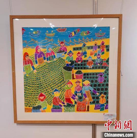 画展|浙江洞头渔民画展：勾勒海岛生活幸福跃变