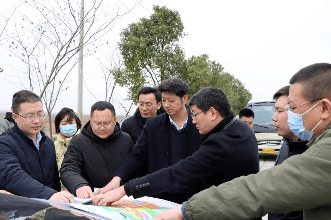 秦军调研锣场镇重点工作
