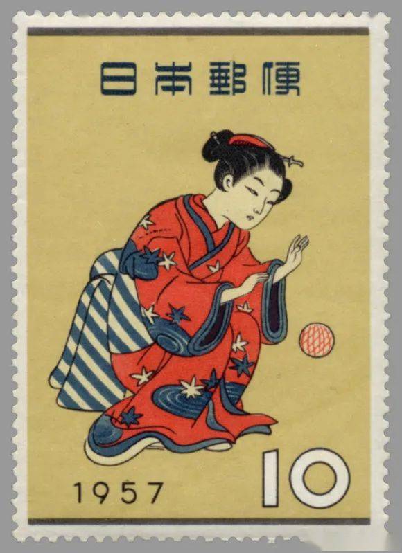 日本《切手趣味週間（集邮周）》【2022年版】4月20日发行_邮票_浮世绘_图案