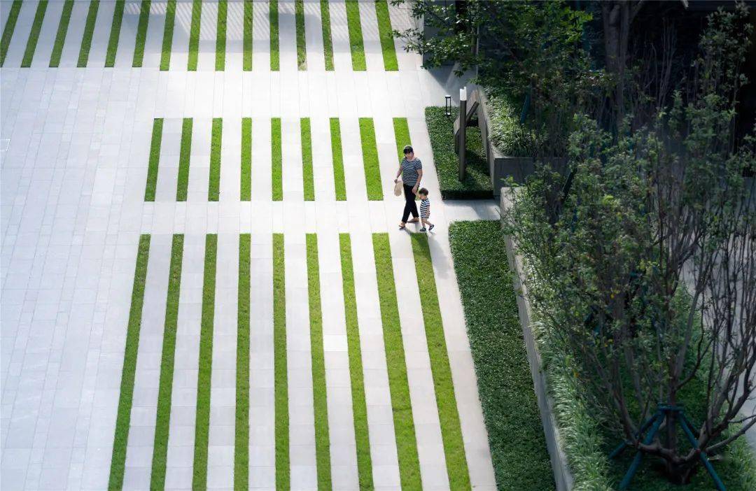 别出心裁的透水铺装 | 植草物语
