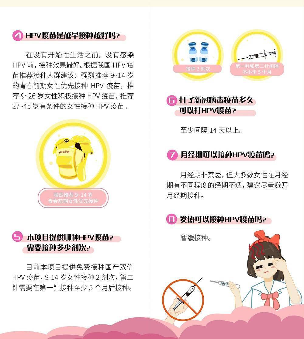 国际hpv知晓日预防宫颈癌广东适龄女生免费接种hpv疫苗