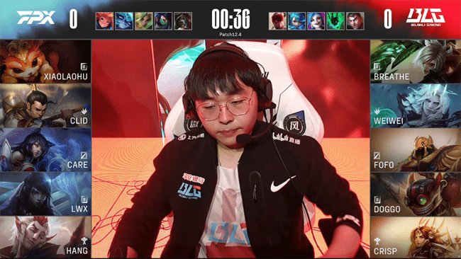 中路|LOL-LPL：新人Care阿狸魅惑妖术连环命中，FPX让一追二2-1掀翻BLG