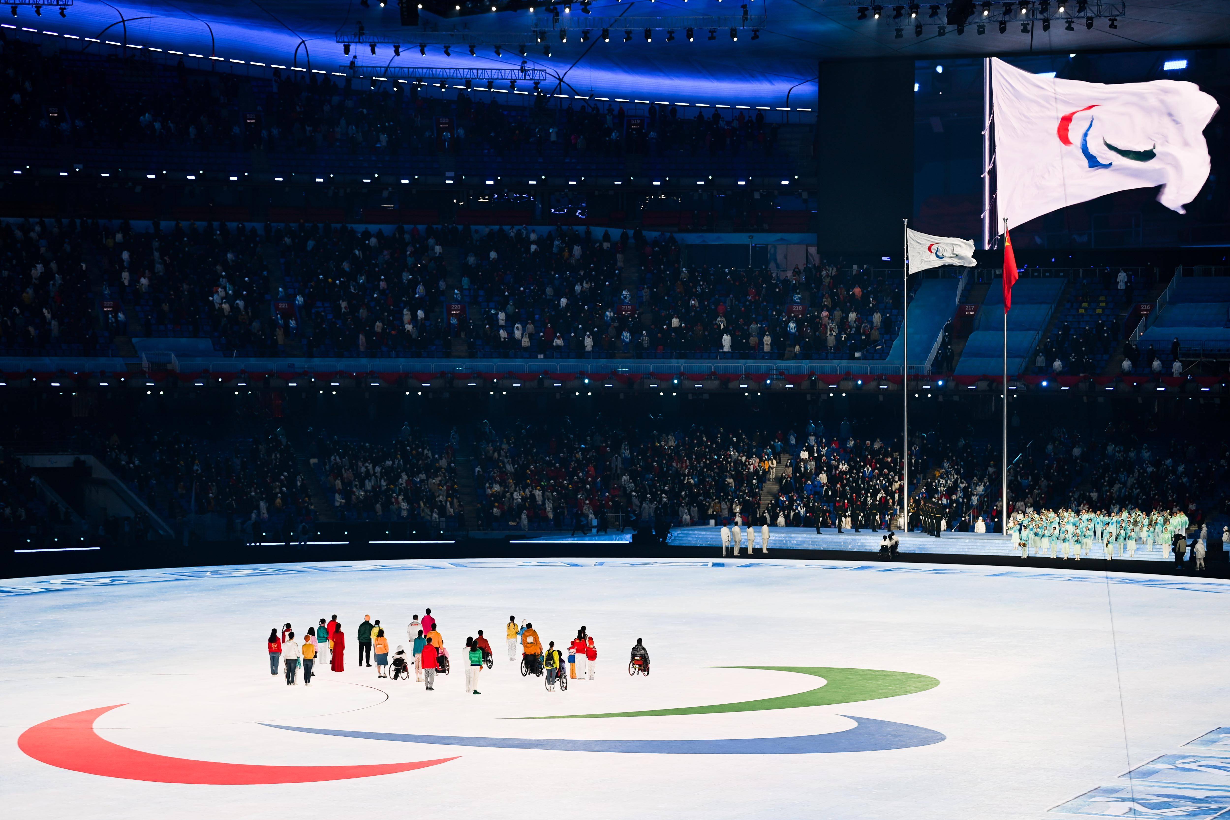 残奥会2022开幕式图片