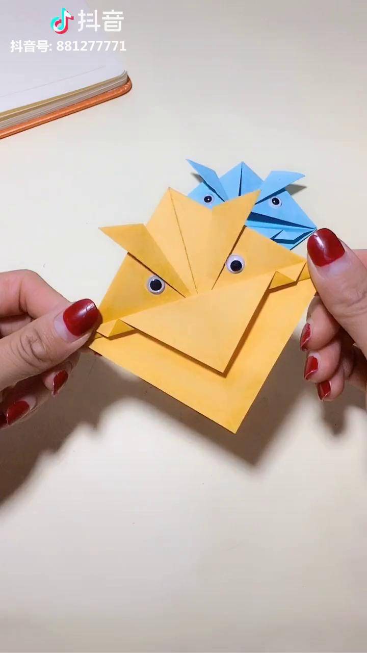 儿童手工折纸钱包简单图片
