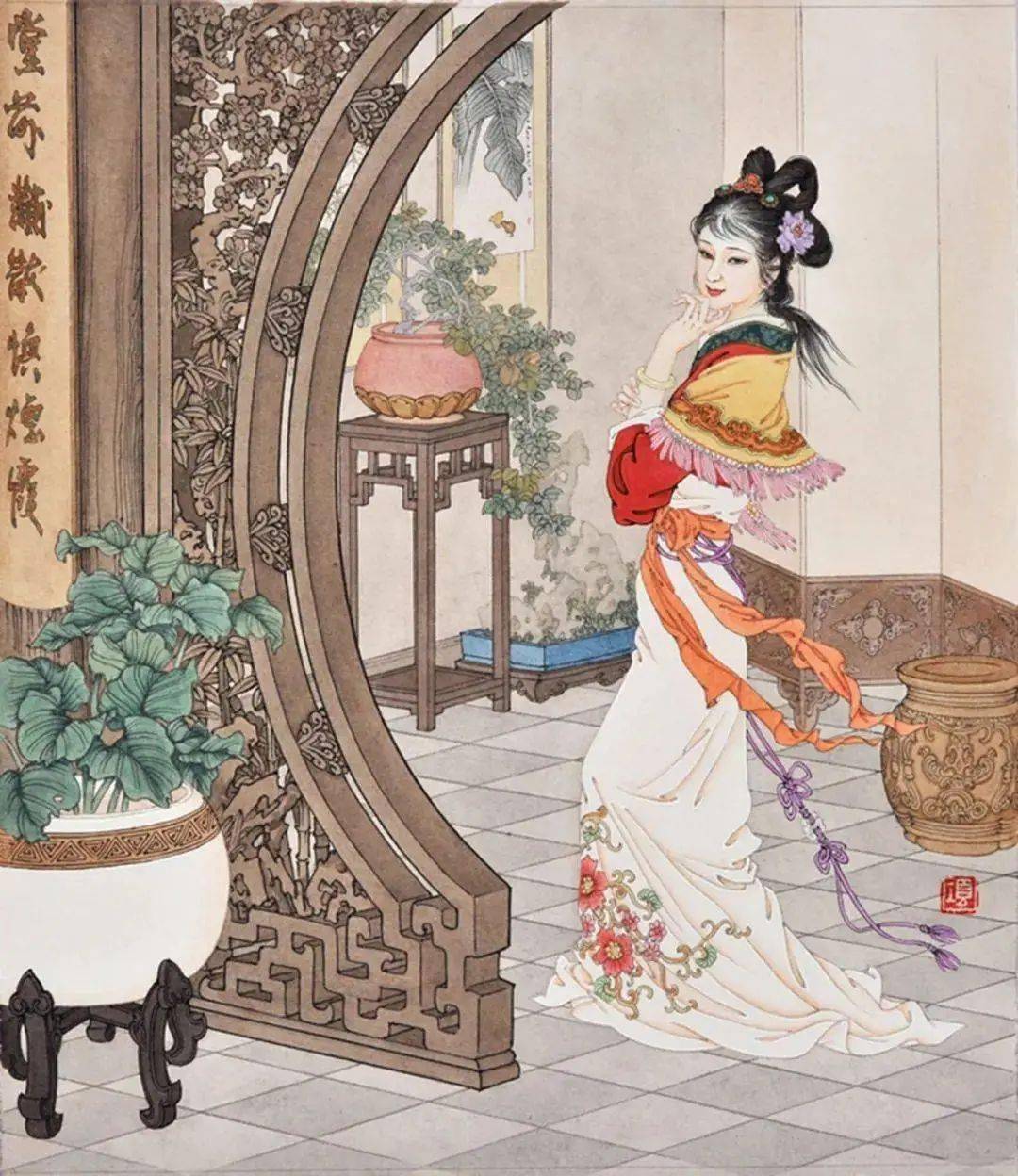 项维仁古代工笔人物精选,张张精彩,值得一看!_作品_中国美术馆_专集