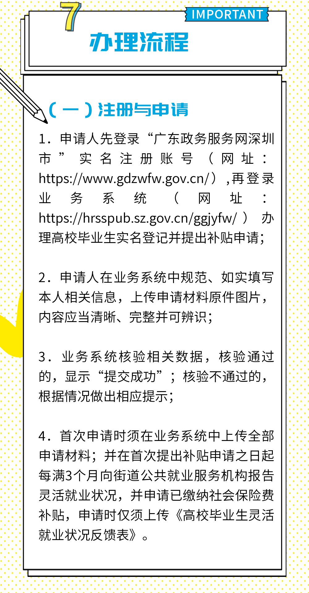 快跟着人社君往下看吧！ 申请流程是啥？ 想知道自己是否符合条件？ 哦