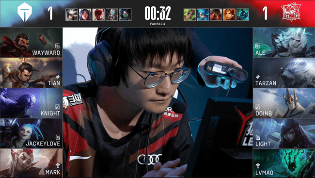 战神|LOL-LPL：knight瑞兹法术涌动战神附体，TES所向披靡2-1击沉LNG