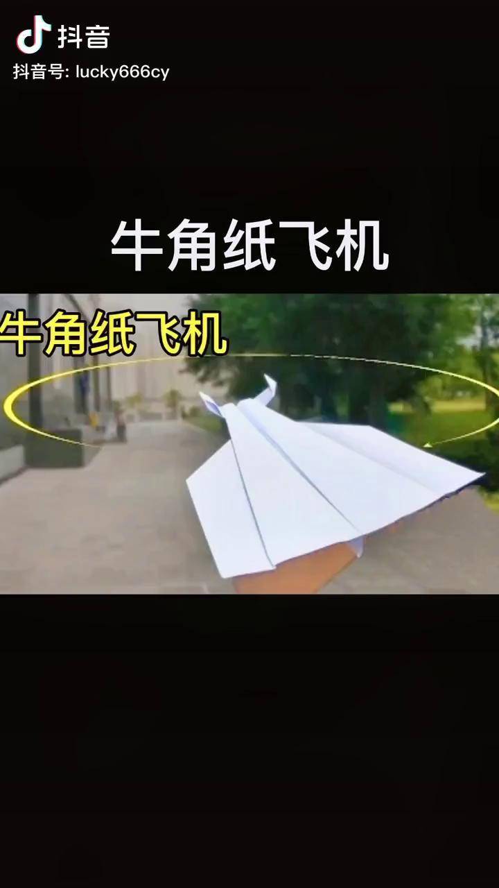 热门 纸飞机 折纸_回旋_牛角_牛气
