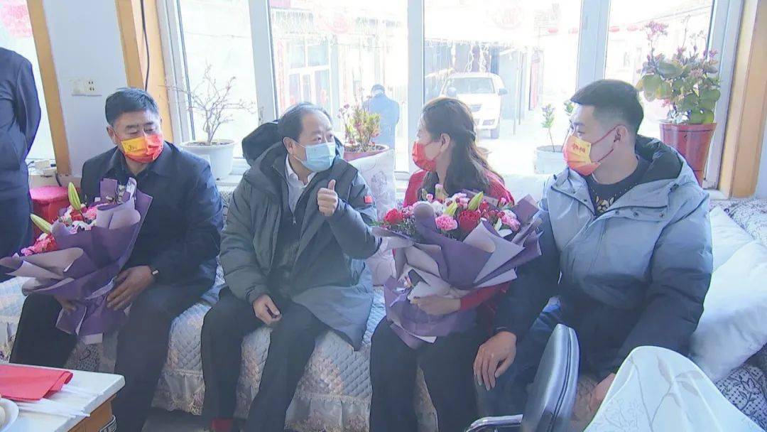 张家口副市长郭新耀慰问看望冬残奥会冠军郭雨洁家人