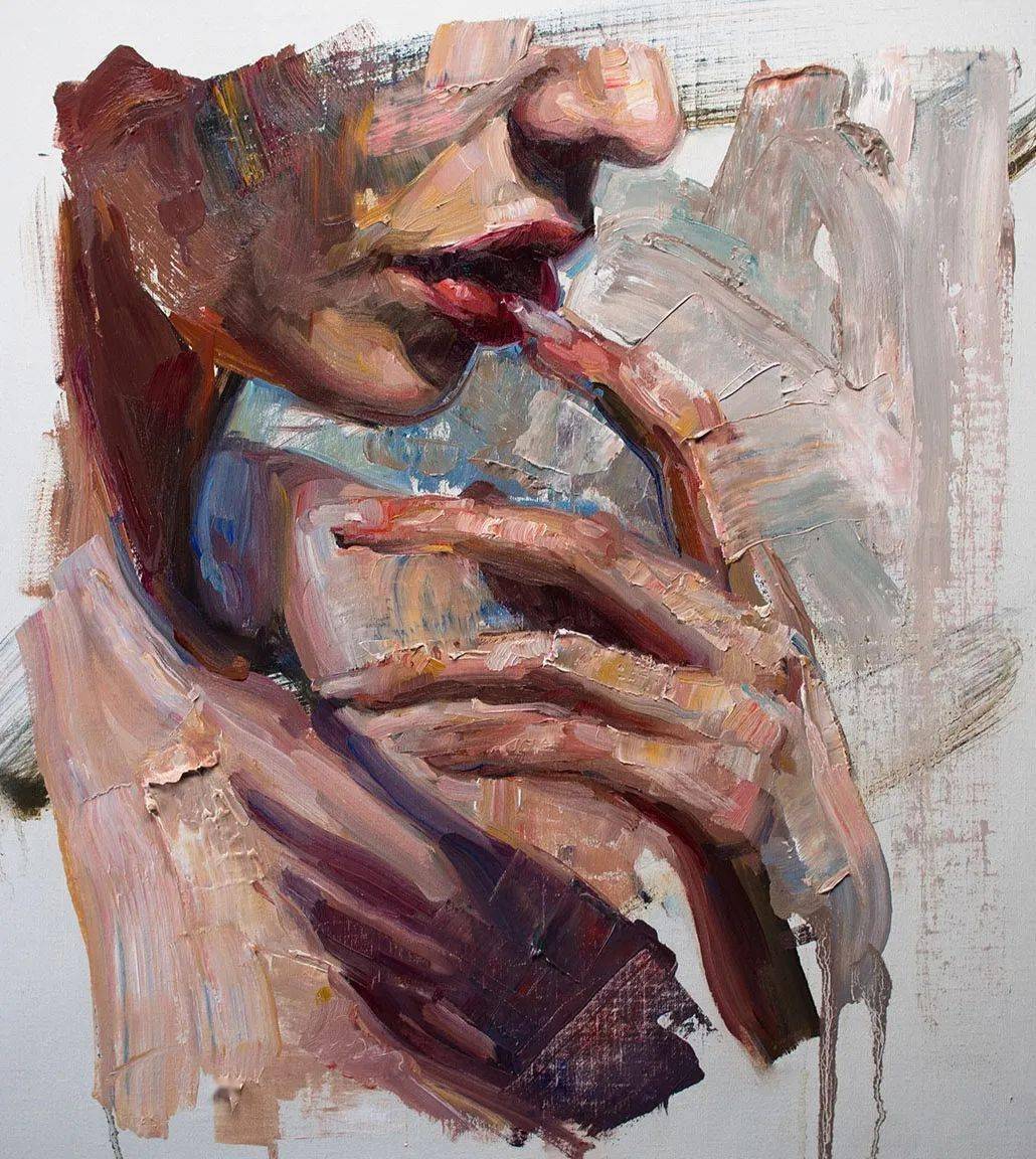 美国当代油画家马特塔尔伯特肖像油画作品欣赏