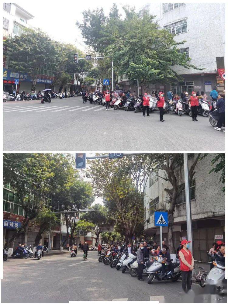 揭西县东风小学多举措学解决校门口的拥堵问题