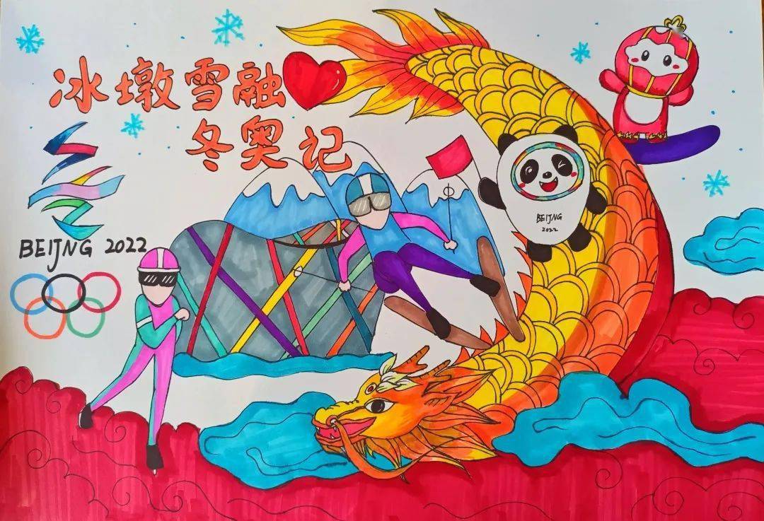 中国梦家乡情主题绘画图片