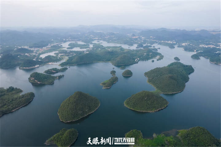 天眼|春意浓 贵阳百花湖阳光明媚