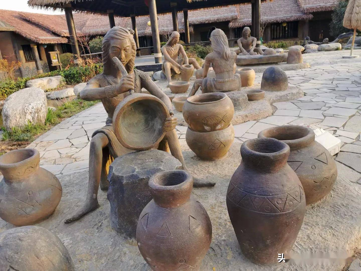 鹧鸪天观渼陂巡湖人摄影作品远古部落园文图李景宁