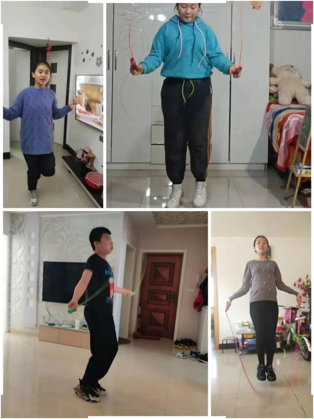 云课堂居家抗疫情运动你我行光荣道小学线上体育课