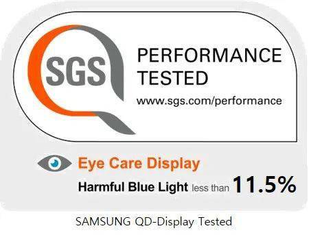 显示屏|三星 QD Display 量子点显示屏获“适合游戏且有益于眼健康”认证