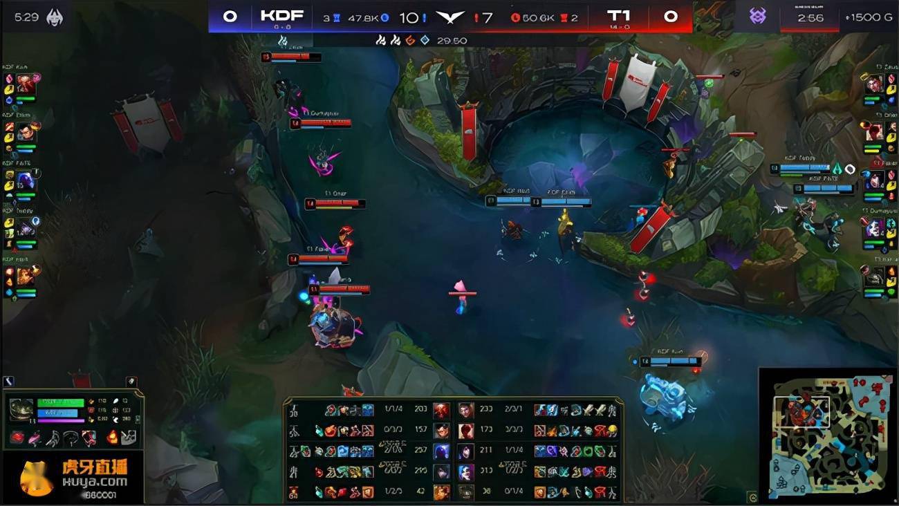 盲僧|LOL-LCK：小吕布金克丝下路天秀反杀 T1 2-1击败KDF刷新LCK连胜纪录