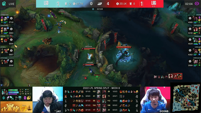 比赛|LOL-LPL：Iwandy重回首发幻翎盛大登场，LNG 2-1战胜LGD晋级季后赛