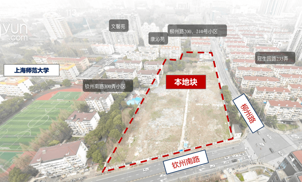 房地联动价102万上海城投徐汇康健项目规划设计方案出炉