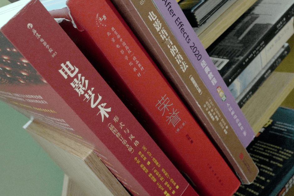 宋笑梅發現,從來不看書的兒子開始讀書了,《電影語言基本語法》《溫德