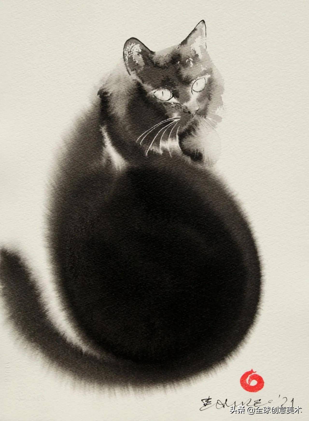 老外的写实写意"国风"水墨|耐看值爆表