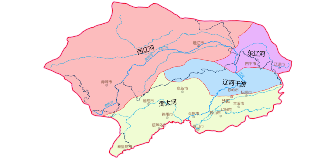 辽河流域分布图松花江流域分布图全国七大流域区划及其覆盖省(区,市)