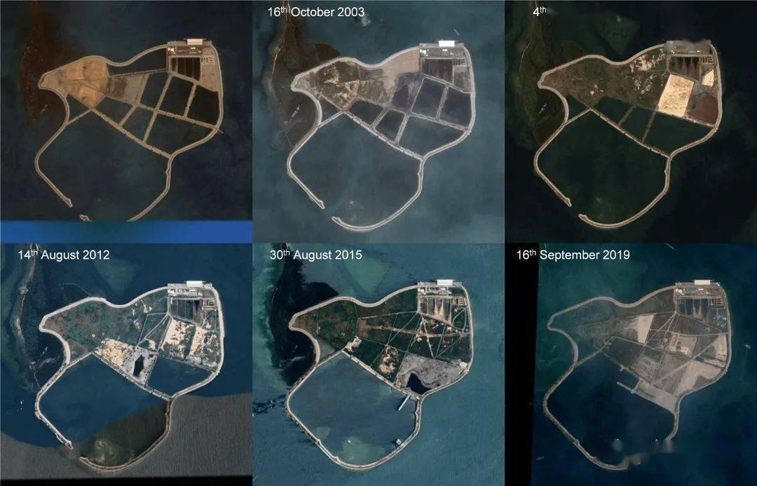 新加坡填海造陆图片
