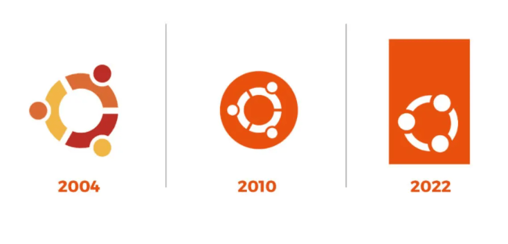 橙色|Ubuntu 全新 Logo 发布：采用前卫的非对称矩形设计