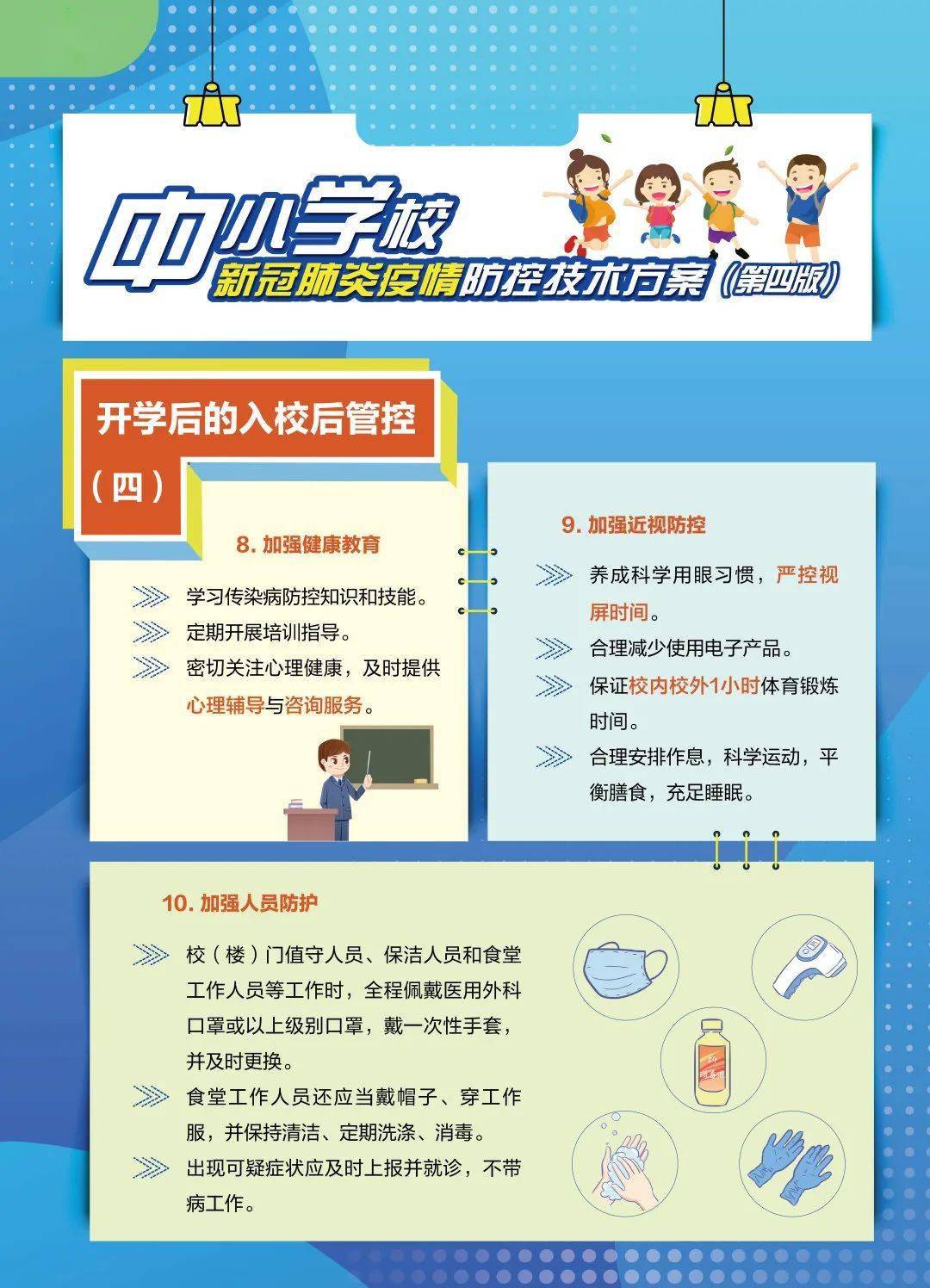 中小学校新冠肺炎疫情防控科普挂图