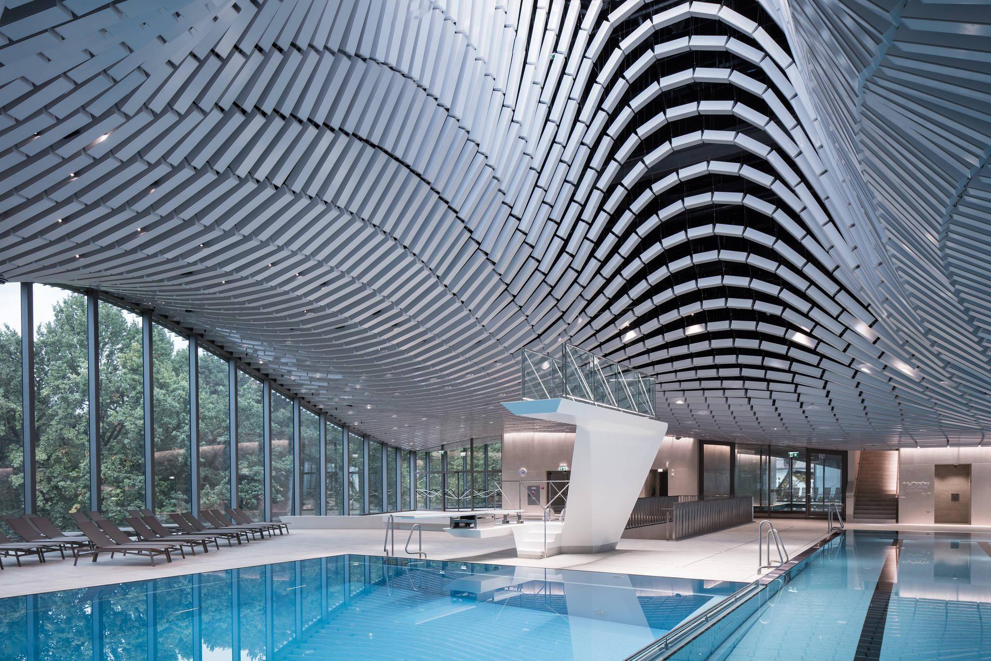 h93运动馆体育场游泳馆篮球射击羽毛球馆案例图片设计