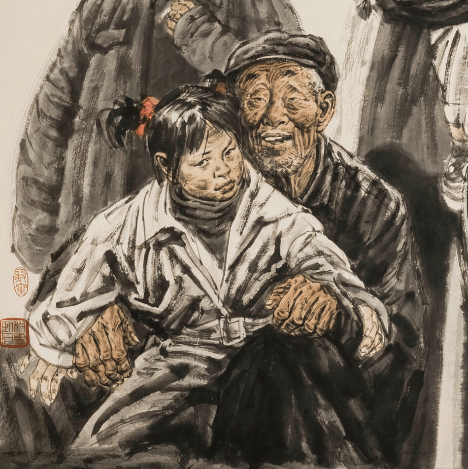 中国人物画名家冯远首个在粤大展落地广东美术馆全都是细节