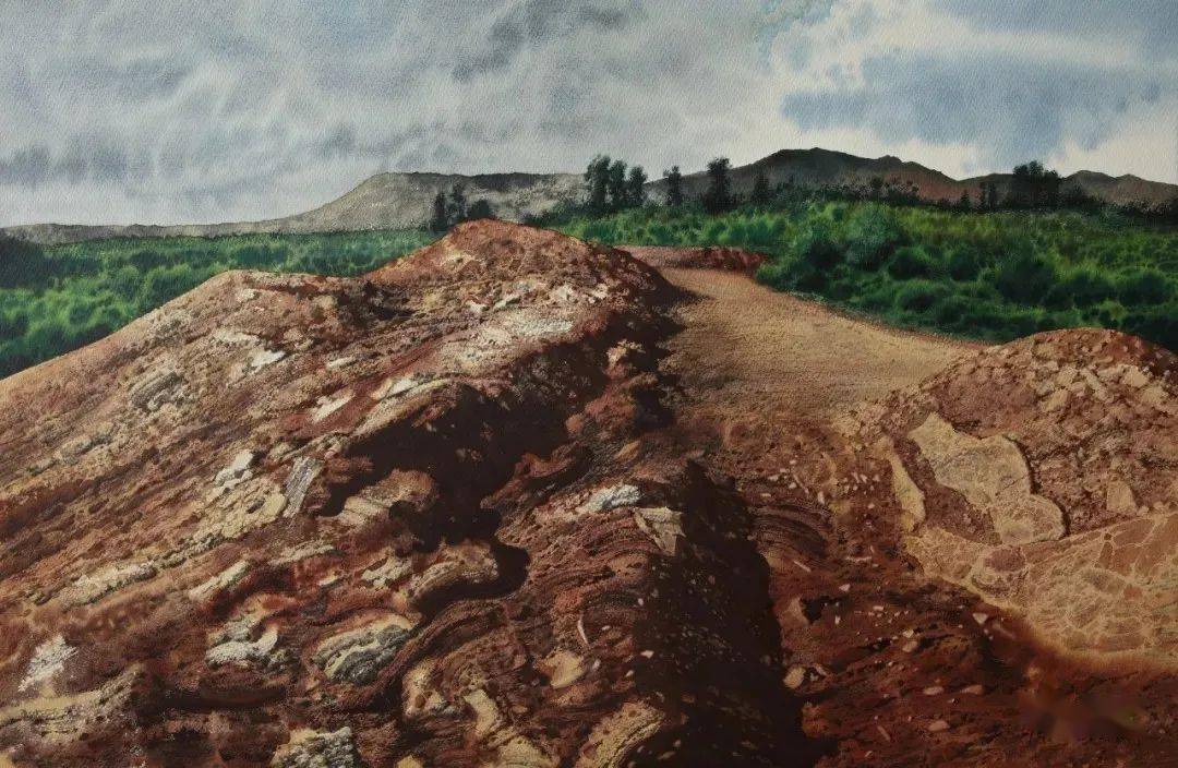 陈流油画及水彩风景作品