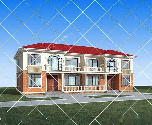 88套兄弟双拼农村别墅自建房2022双拼别墅首选