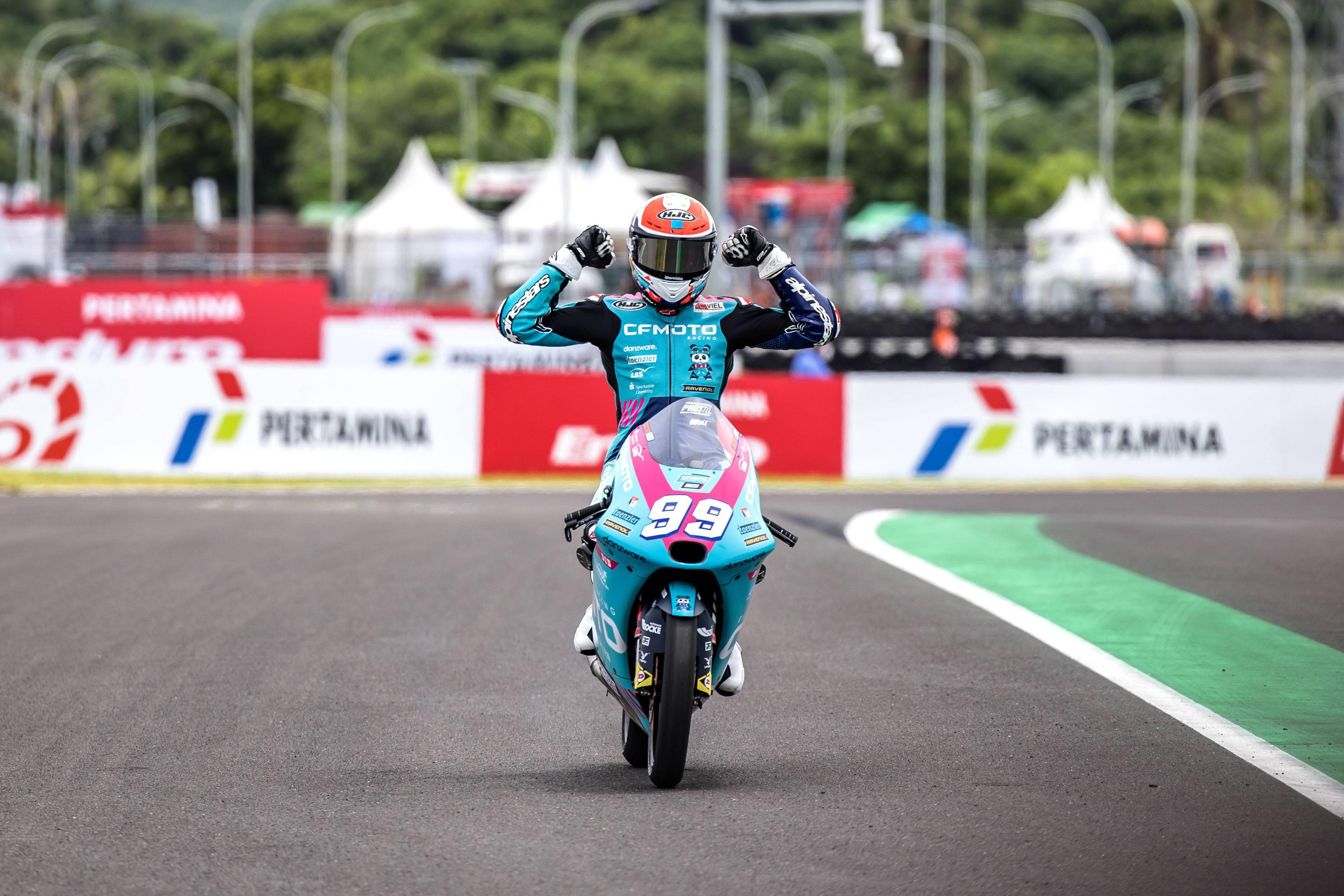 motogp2022印尼站moto3排位赛里的中国车队