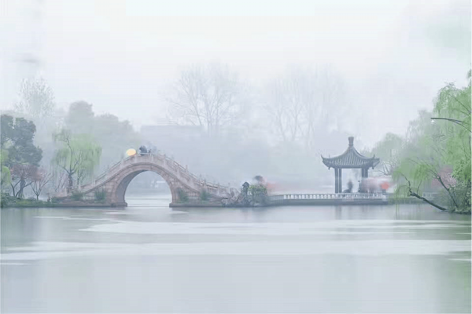扬州一下雨就美成江南