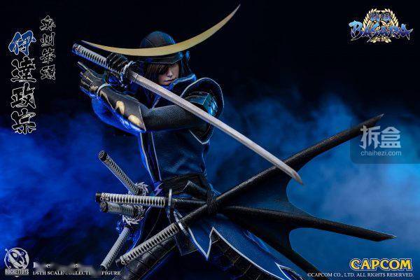 尺寸|ROCKET TOYS 战国BASARA 真田幸村 伊达政宗 1/6可动人偶