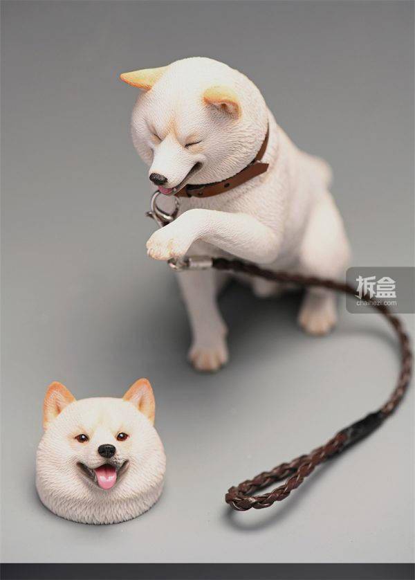 jxkstudio16卖萌的柴犬可爱治愈宠物狗创意潮玩手办摆件道具