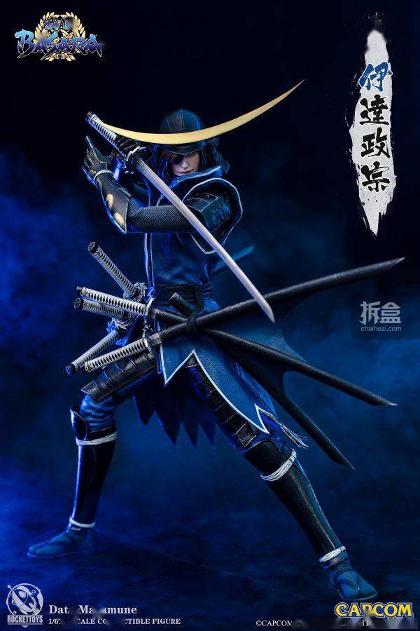 ROCKET TOYS 战国BASARA 真田幸村伊达政宗1/6可动人偶_材质_造型